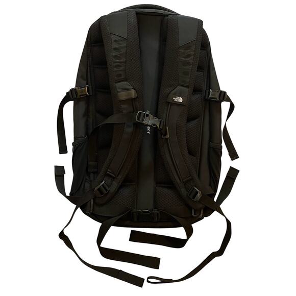 The North Face Black Backpack with Orange Accents - Picture 2 of 15